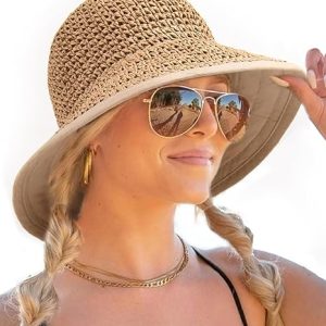 Summer Straw Beach Sun Hats for Women