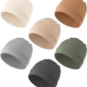 6 Pack Baby Beanie Hats for Unisex